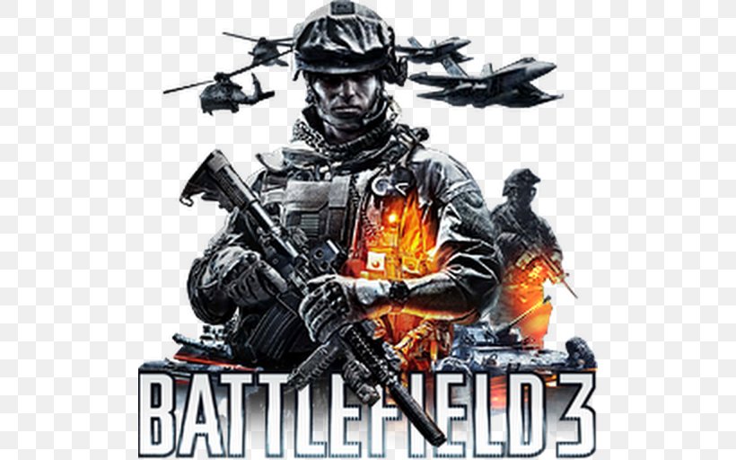 Battlefield 3 Battlefield 1 Battlefield Heroes Battlefield V Battlefield: Bad Company 2, PNG, 512x512px, Battlefield 3, Action Film, Air Gun, Army, Battlefield Download Free