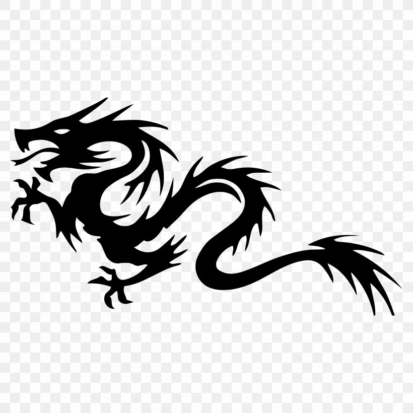 Chinese Dragon Legendary Creature Daenerys Targaryen Clip Art, PNG, 2400x2400px, Dragon, Art, Beak, Bird, Black And White Download Free