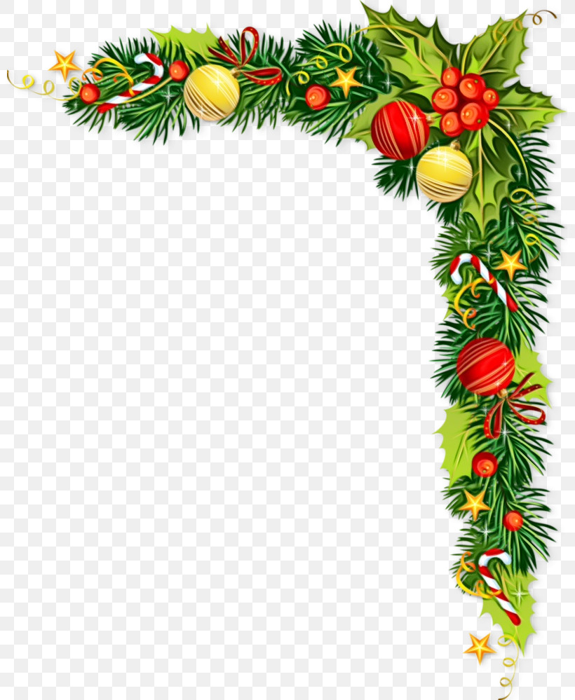 Christmas Decoration, PNG, 799x999px, Watercolor, Branch, Christmas Decoration, Colorado Spruce, Conifer Download Free