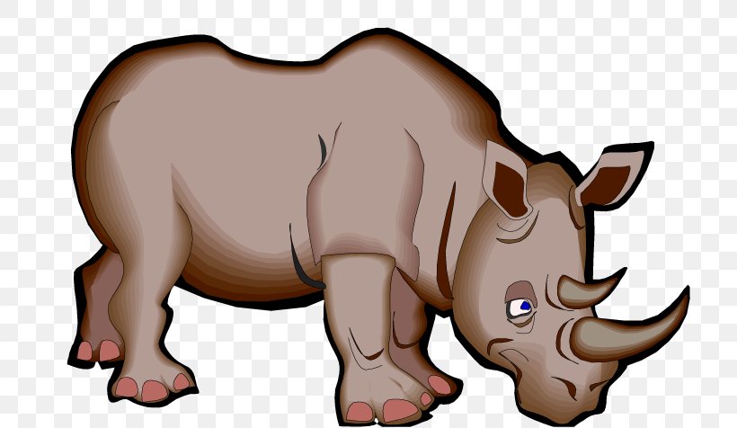 Rhinoceros Cartoon Clip Art, PNG, 750x476px, Rhinoceros, Art, Black Rhinoceros, Cartoon, Cattle Like Mammal Download Free