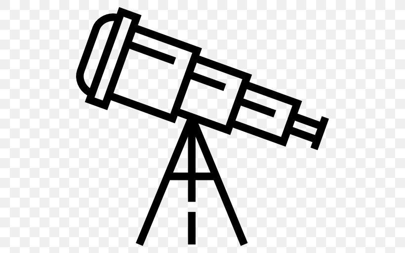 Clip Art, PNG, 512x512px, Telescope, Area, Astronomy, Black And White, Brand Download Free