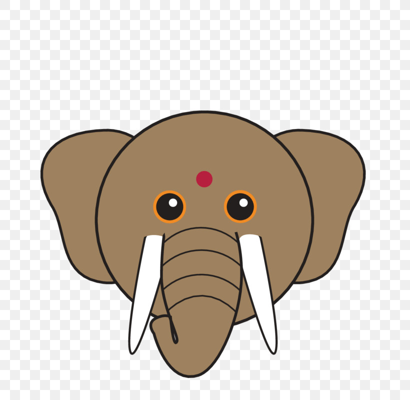 Indian Elephant, PNG, 800x800px, Elephant, Animation, Cartoon, Indian Elephant, Nose Download Free