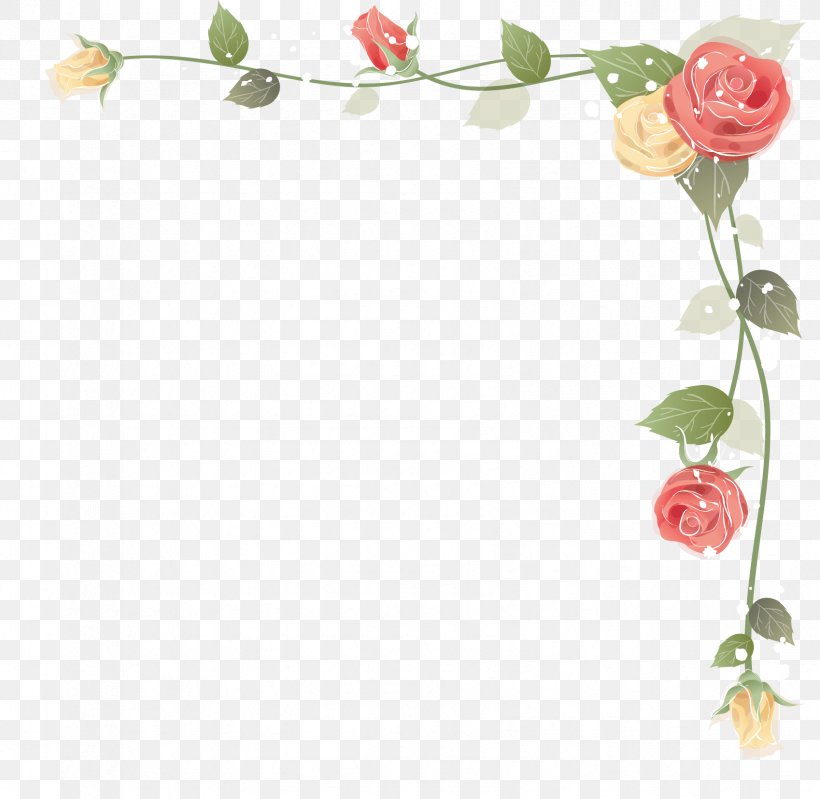 Picture Frames Rose Clip Art, PNG, 1698x1656px, Picture Frames, Artificial Flower, Branch, Flora, Floral Design Download Free