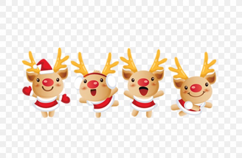 Santa Clauss Reindeer Santa Clauss Reindeer Christmas Clip Art, PNG, 1400x918px, Santa Claus, Art, Christmas, Christmas Card, Deer Download Free