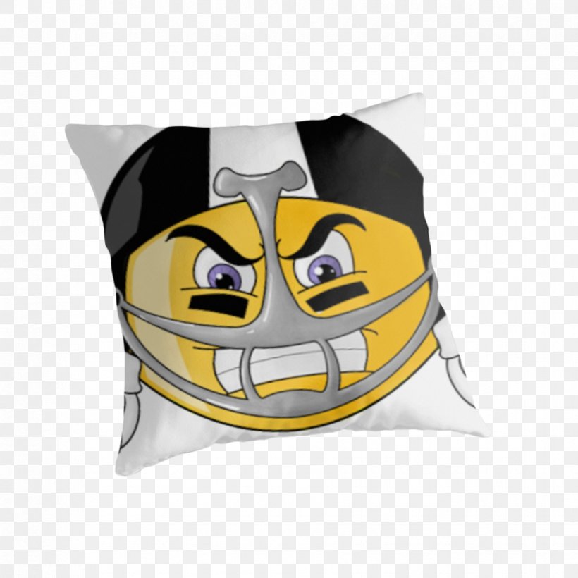 Throw Pillows Cushion Smiley Emoji, PNG, 875x875px, Throw Pillows, Cushion, Emoji, Football, Football Player Download Free