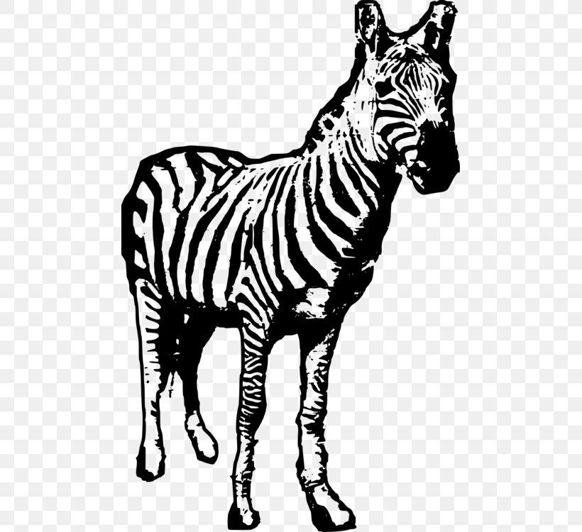 Zebra Clip Art Image Tiger, PNG, 477x750px, Zebra, Animal, Animal Figure, Blackandwhite, Coloring Book Download Free