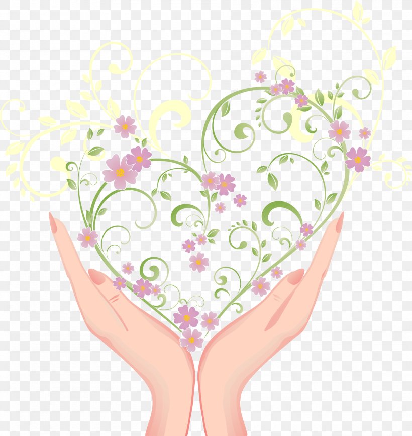 Heart, PNG, 1894x2008px, Watercolor, Cartoon, Flower, Frame, Heart Download Free