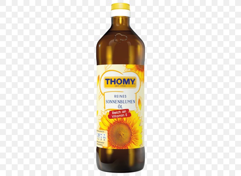 Reines Sonnenblumenöl Thomy Sunflower Oil Olive Oil Food, PNG, 600x600px, Thomy, Colza Oil, Cooking Oil, Edeka, Food Download Free