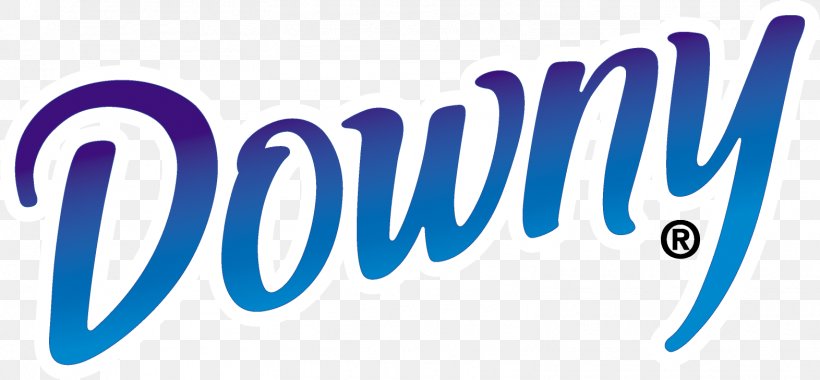 Downy Logo Fabric Softener Brand Procter & Gamble, PNG, 1572x729px, Downy, Blue, Brand, Brand Awareness, Company Download Free