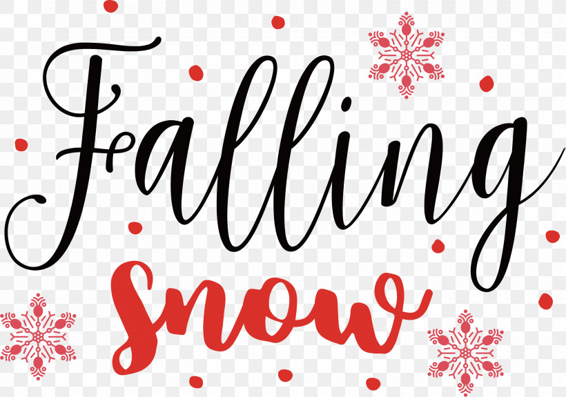 Falling Snowflake Falling Snow Winter, PNG, 3321x2329px, Falling Snowflake, Calligraphy, Christmas Day, Christmas Decoration, Christmas Ornament Download Free