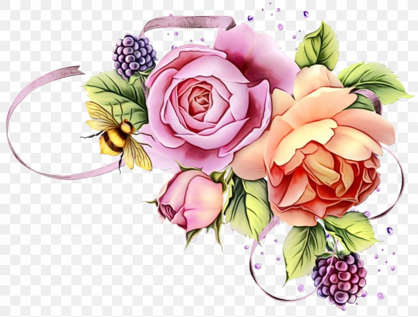 Garden Roses, PNG, 1280x972px, Watercolor, Bouquet, Cut Flowers, Flower, Flower Arranging Download Free