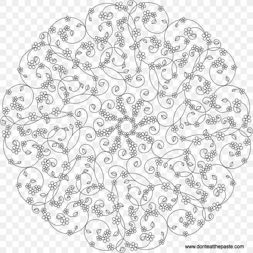 Mandalas To Color, PNG, 1600x1600px, Mandala, Adult, Area, Black And White, Book Download Free