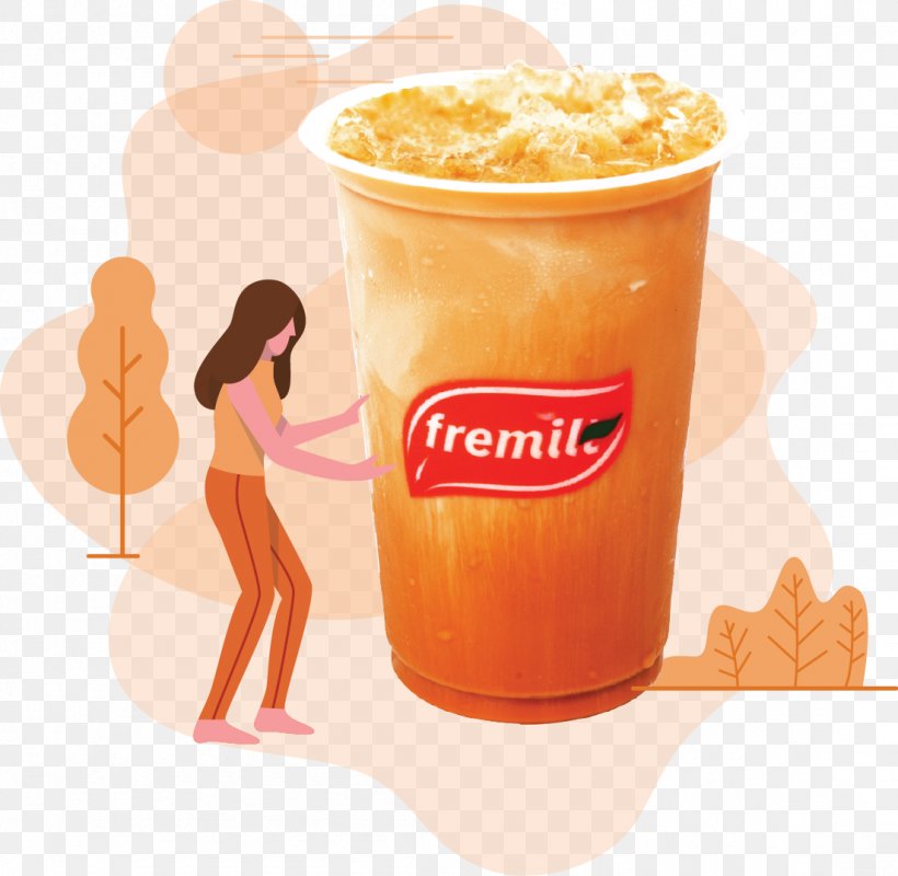Orange Drink Thai Tea Fremilt Milkshake, PNG, 1103x1077px, Orange Drink, Cup, Drink, Fast Food, Fast Food M Download Free