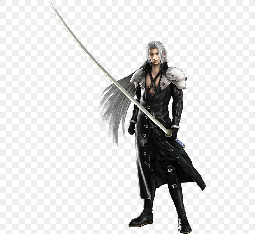 Sephiroth Crisis Core: Final Fantasy VII Dissidia Final Fantasy Cloud Strife, PNG, 505x752px, Sephiroth, Action Figure, Armour, Character, Cloud Strife Download Free