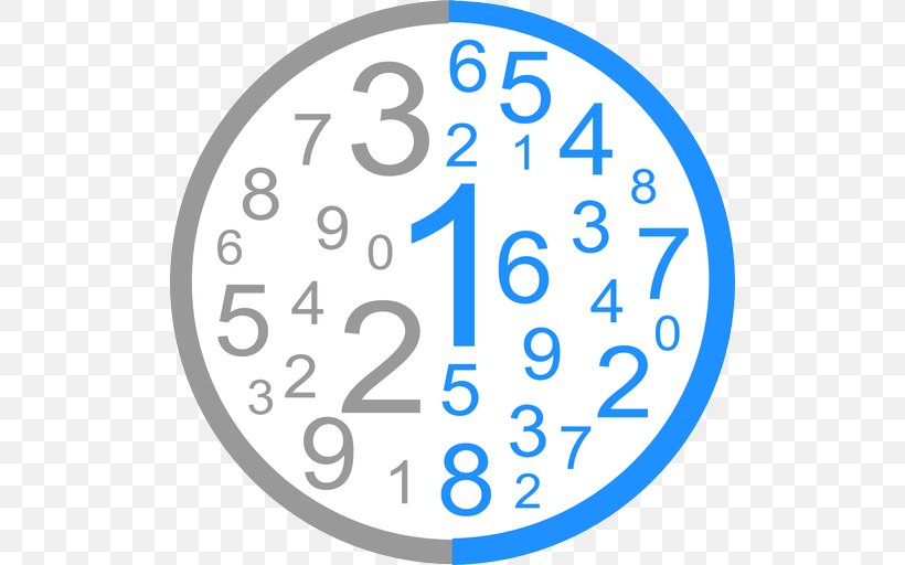 Number Product Design Brand, PNG, 512x512px, Number, Area, Blue, Brand, Clock Download Free