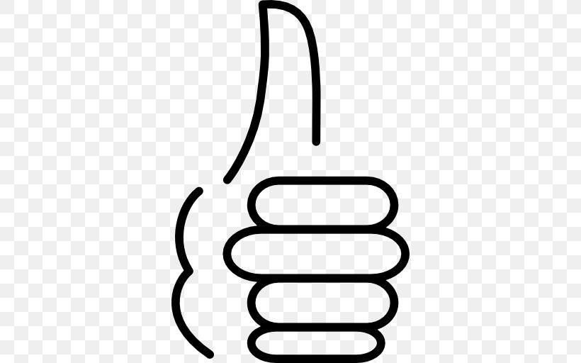 Thumb Signal Symbol Finger, PNG, 512x512px, Thumb Signal, Area, Black, Black And White, Finger Download Free