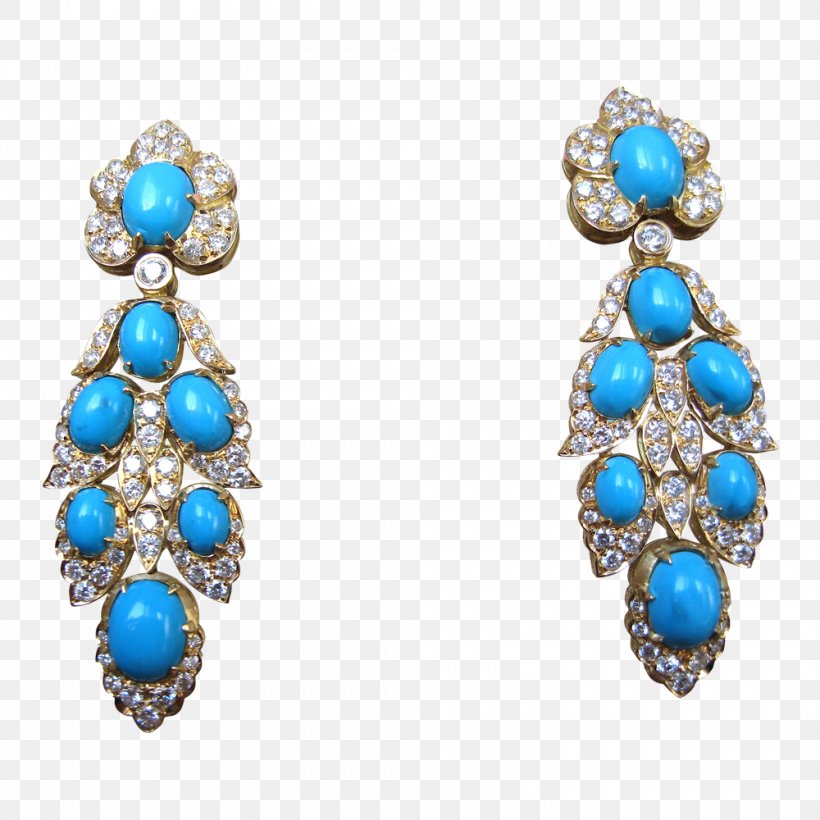 Turquoise Earring Jewellery Diamond Gold, PNG, 1000x1000px, Turquoise, Aqua, Body Jewellery, Body Jewelry, Cabochon Download Free