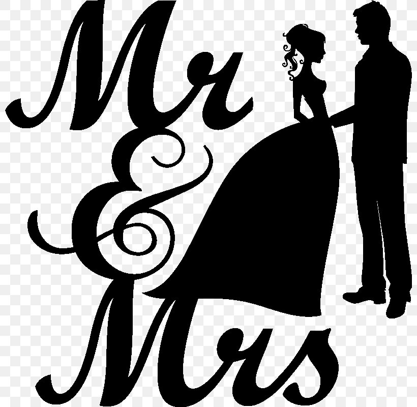 Wedding Invitation Mrs. Wedding Cake Topper Mr., PNG, 800x800px, Wedding Invitation, Art, Black, Black And White, Brand Download Free