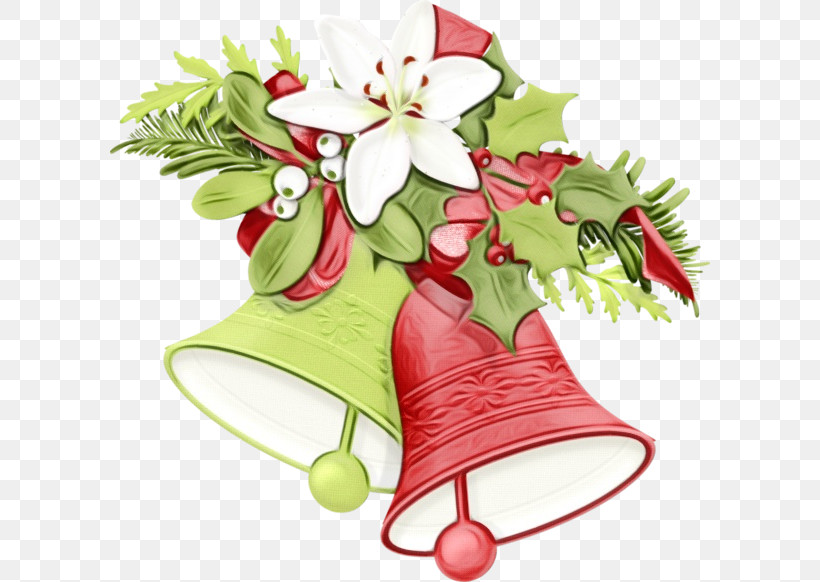 Christmas Day, PNG, 600x582px, Watercolor, Bell, Cartoon, Christmas Day, Christmas Jingle Bell Download Free