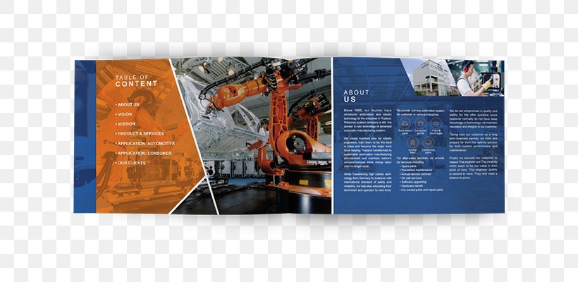 Graphic Design KUKA Brochure, PNG, 640x400px, Kuka, Advertising, Brand, Brochure, Robot Download Free