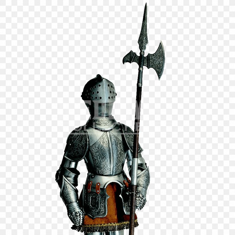 Knight Halberd Plate Armour Body Armor, PNG, 909x909px, 16th Century, Knight, Action Figure, Armour, Black Prince Download Free
