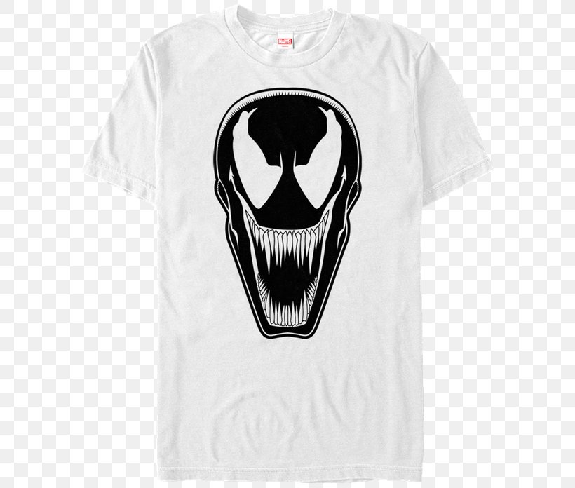 Venom Eddie Brock Spider-Man Marvel Comics Symbiote, PNG, 600x696px, Venom, Active Shirt, Antivenom, Black, Bone Download Free