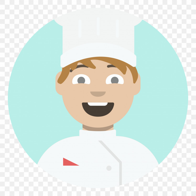 Chef Avatar, PNG, 2500x2500px, Face, Cartoon, Forehead, Happiness, Headgear Download Free