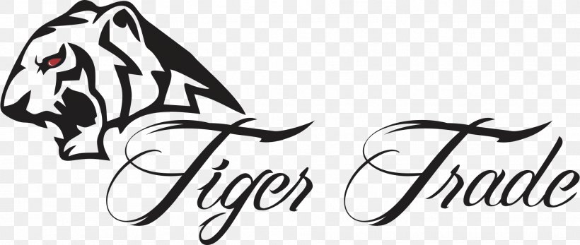 Tiger Logo Android Black And White, PNG, 1868x792px, Tiger, Android, Art, Black, Black And White Download Free