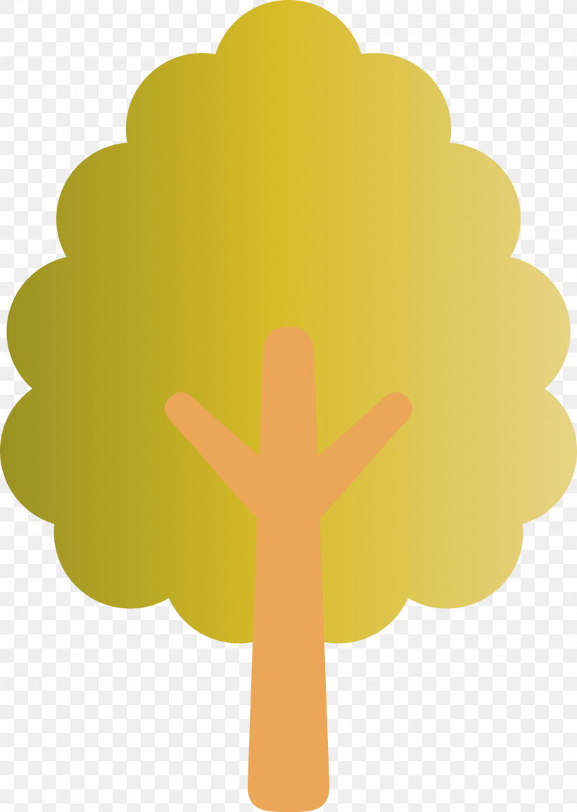 Yellow Green Leaf Tree Symbol, PNG, 2134x3000px, Abstract Tree, Cartoon Tree, Cloud, Cross, Green Download Free