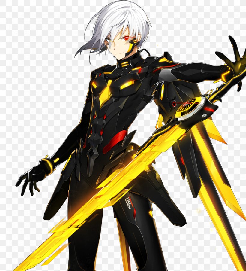 Closers Cybernetics Pin Character Elsword, PNG, 870x957px, Watercolor, Cartoon, Flower, Frame, Heart Download Free