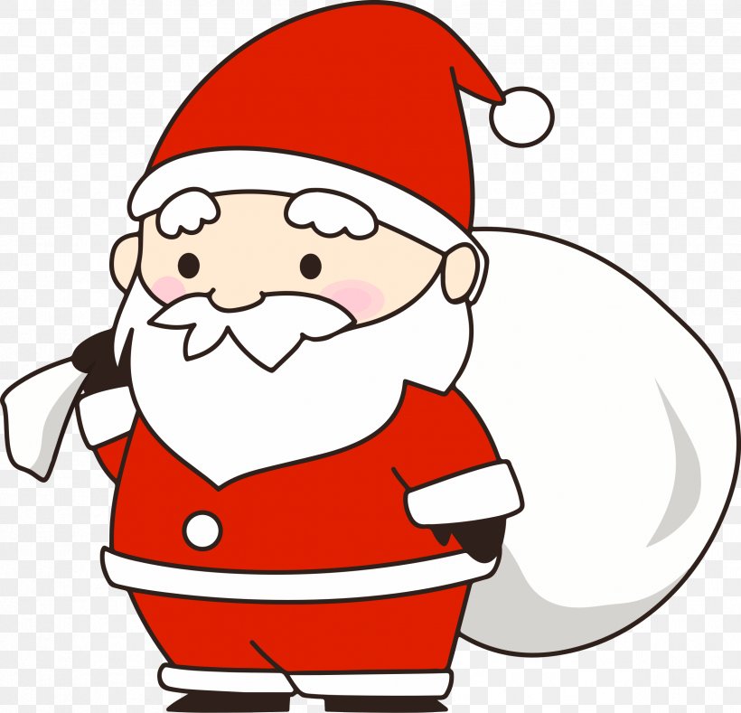 Santa Claus Christmas Day Illustration Rangifer Tarandus Image, PNG, 2399x2309px, Santa Claus, Art, Cartoon, Character, Christmas Download Free