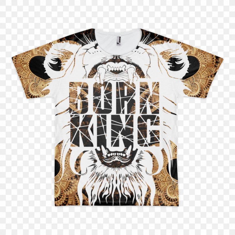 Printed T-shirt Sleeve Crew Neck, PNG, 1024x1024px, Tshirt, Big Cats, Boutique, Brand, Carnivoran Download Free