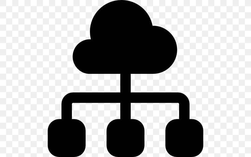 Computer Servers Cloud Computing Clip Art, PNG, 512x512px, Computer Servers, Area, Artwork, Black And White, Cloud Computing Download Free