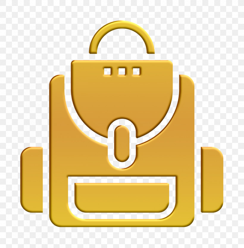 Backpack Icon School And Education Icon, PNG, 1214x1234px, Backpack Icon, Meter, Padlock, School And Education Icon, Yellow Download Free