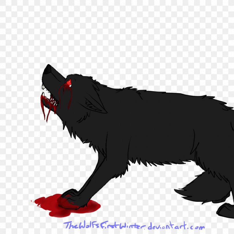 Dog Bloody Drawing Painting, PNG, 900x900px, Dog, Art, Black Wolf, Bloody, Carnivoran Download Free