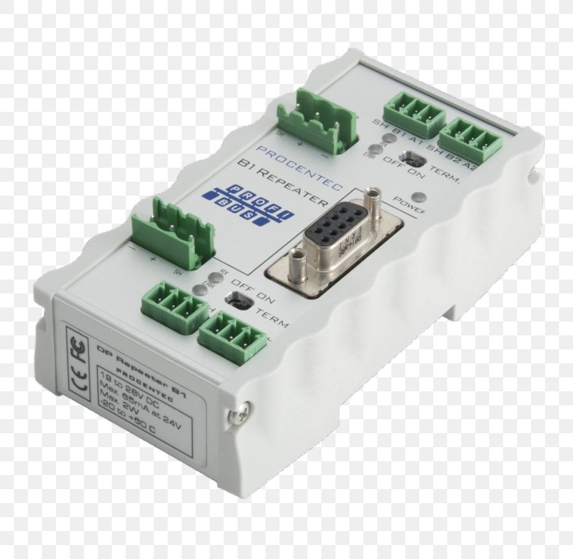 Electrical Connector Profibus PROFINET Repeater Automation, PNG, 800x800px, Electrical Connector, Automation, Circuit Component, Data, Data Transmission Download Free