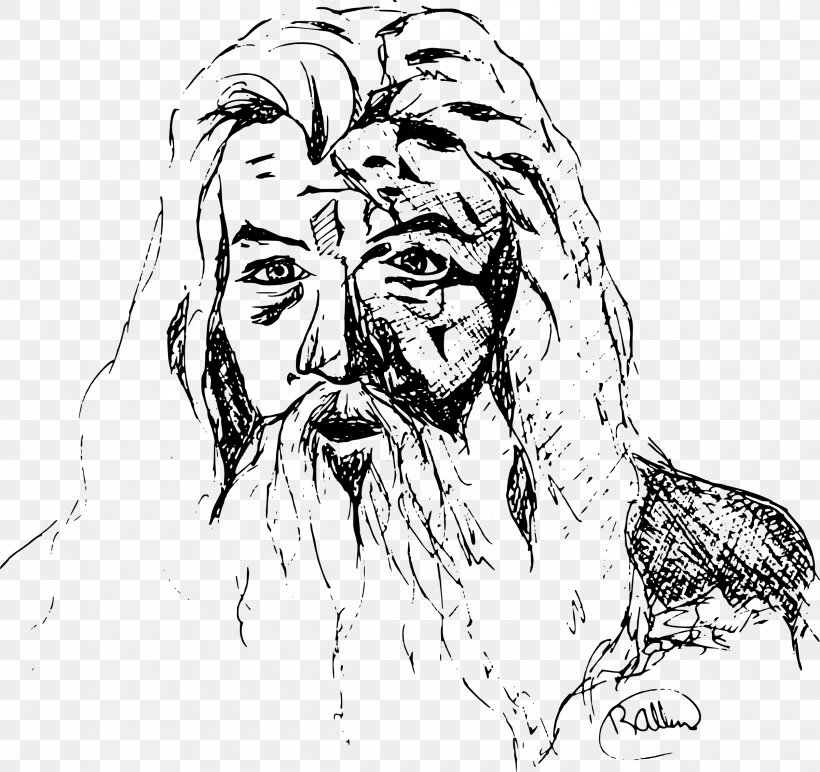 Gandalf Drawing Clip Art, PNG, 2400x2261px, Watercolor, Cartoon, Flower, Frame, Heart Download Free