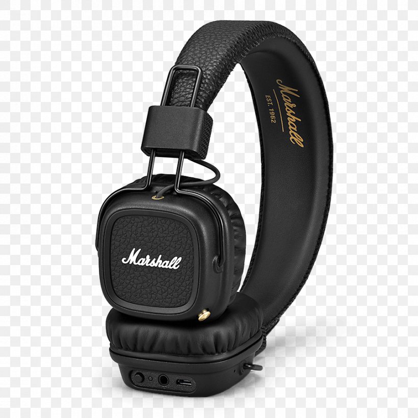 Marshall Major II Headphones Bluetooth Headset Wireless, PNG, 900x900px, Marshall Major Ii, Apple Earbuds, Aptx, Audio, Audio Equipment Download Free