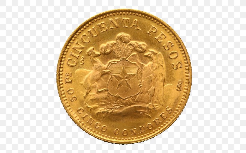 Gold Coin Gold Coin Chilean Peso, PNG, 511x511px, Coin, American Gold Eagle, Apmex, Augustus Saintgaudens, Brass Download Free