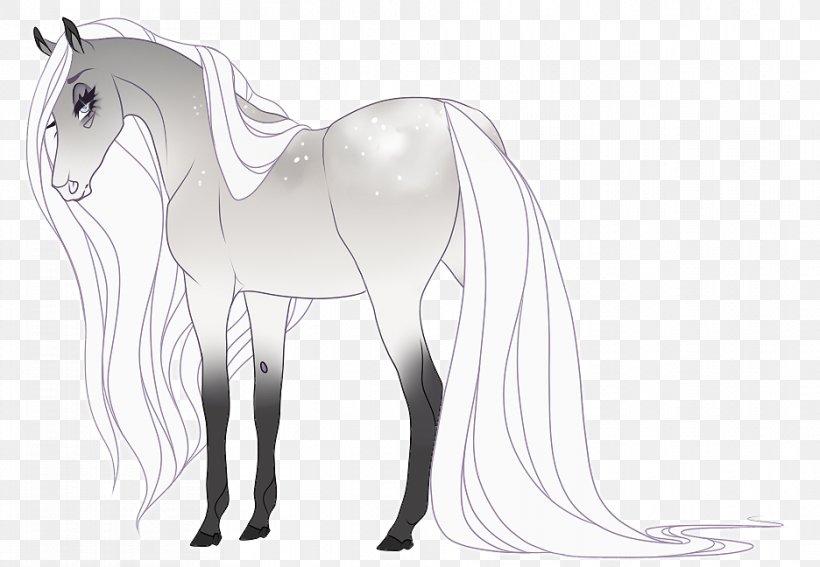 Mane Foal Mustang Stallion Colt, PNG, 936x648px, Mane, Artwork, Black And White, Bridle, Colt Download Free
