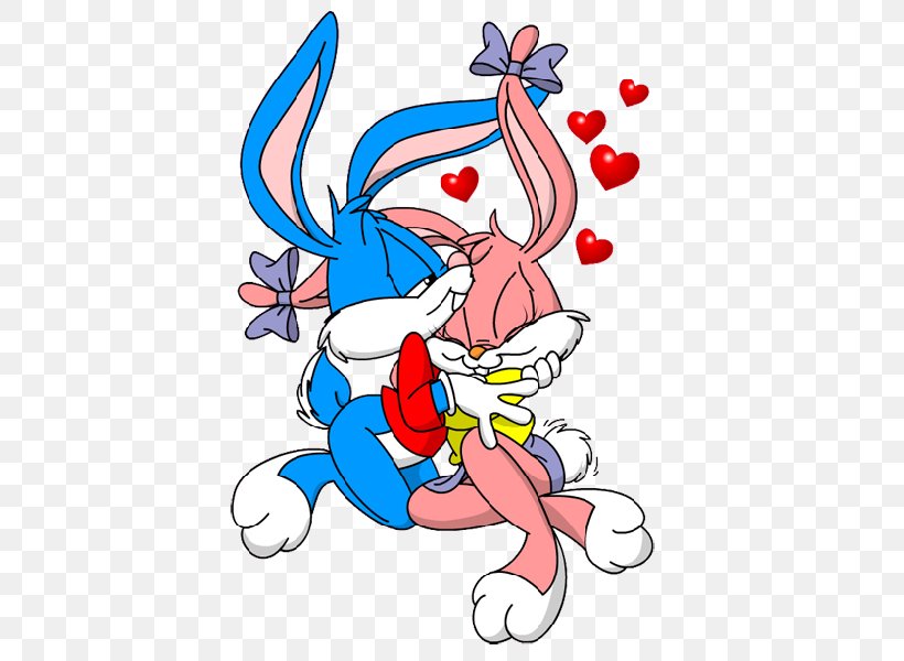Bugs Bunny Love Cartoon Clip Art, PNG, 600x600px, Watercolor, Cartoon, Flower, Frame, Heart Download Free