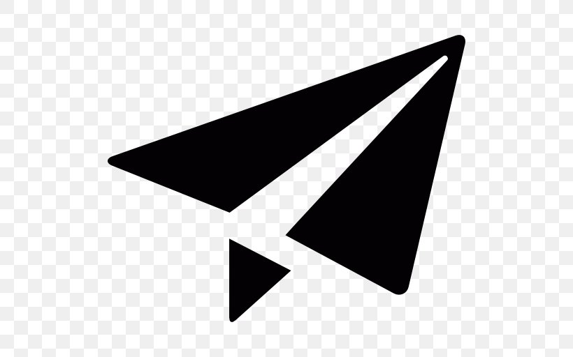 Clip Art Airplane Paper Plane Icon Design, PNG, 512x512px, Airplane, Black, Black And White, Icon Design, Monochrome Download Free