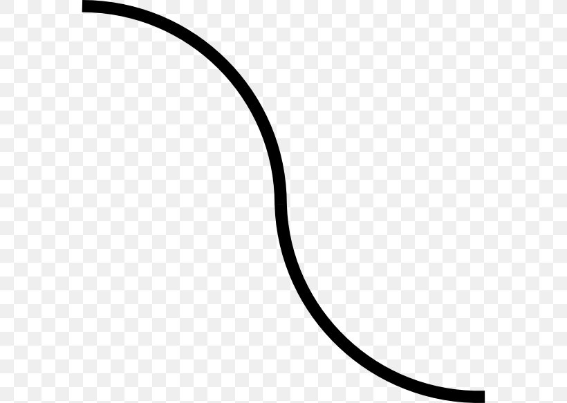 Curve Line Art Clip Art, PNG, 600x583px, Curve, Area, Black And White, Cable, Differential Geometry Of Curves Download Free
