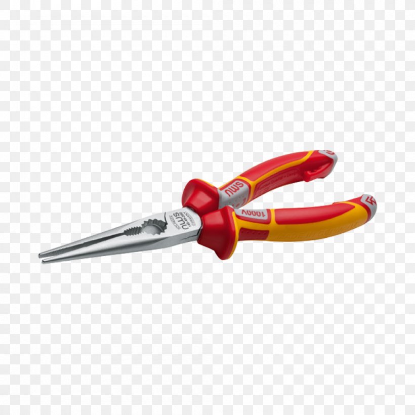 Needle-nose Pliers Diagonal Pliers Alicates Universales Tool, PNG, 1000x1000px, Pliers, Alicates Universales, Cutting, Diagonal Pliers, Electrical Cable Download Free