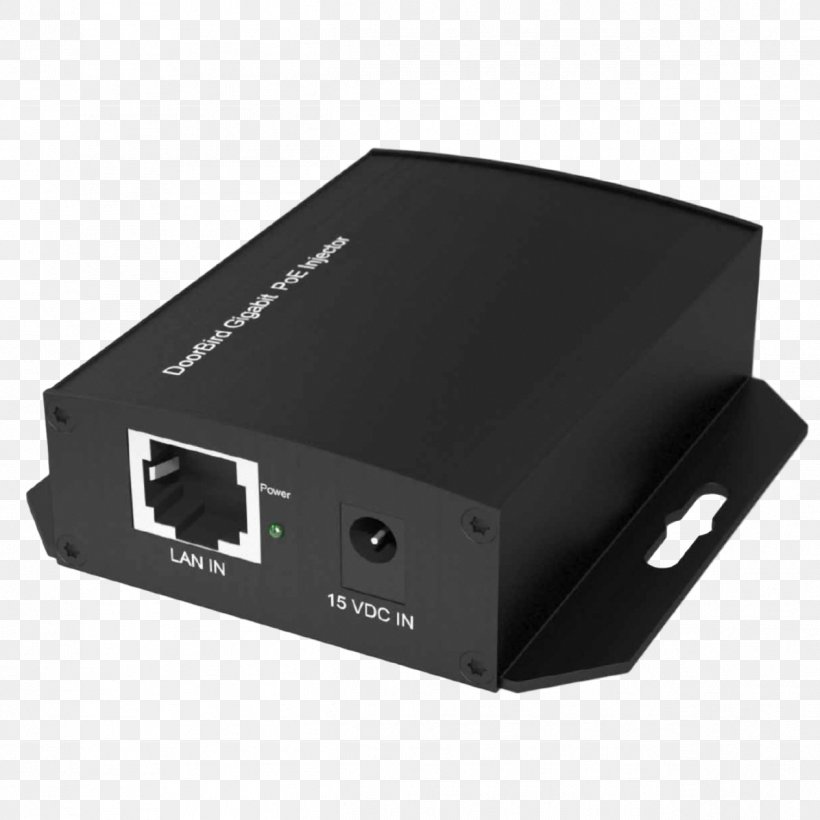 Power Over Ethernet IP Video Door Intercom PoE Injector DoorBird A1091 Creative Technology Sound Blaster X-Fi DoorBird IP Video Door Station, PNG, 1264x1264px, Power Over Ethernet, Adapter, Cable, Creative Technology, Electronic Device Download Free