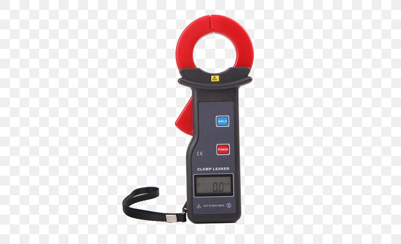 Current Clamp Leakage Electric Current Multimeter Ammeter, PNG, 500x500px, Current Clamp, Alternating Current, Ammeter, Current Sensor, Digital Data Download Free