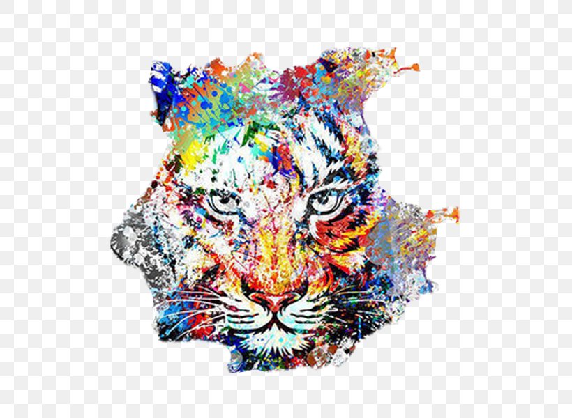 Abstract Art Watercolor Painting Drawing, PNG, 600x600px, Abstract Art, Art, Big Cats, Cubism, Drawing Download Free