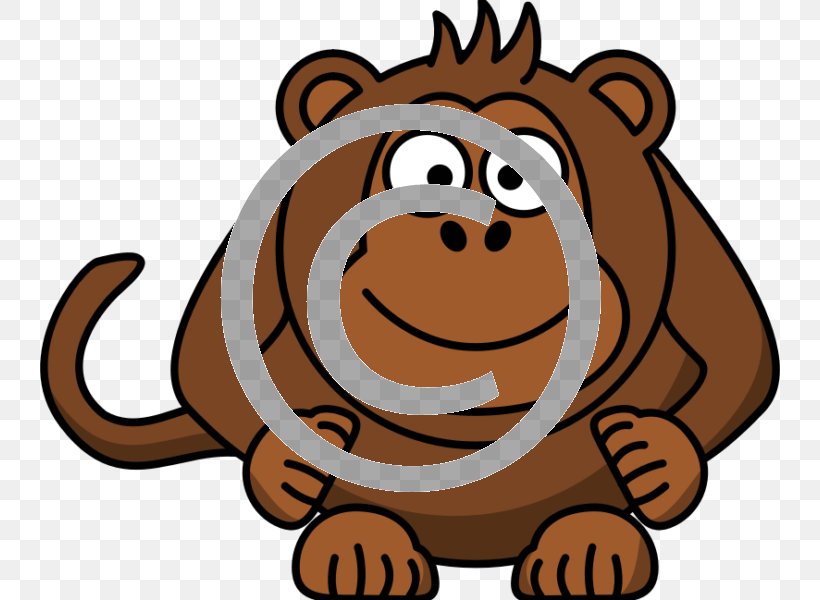Ape Chimpanzee Monkey Clip Art, PNG, 740x600px, Ape, Bear, Big Cats, Carnivoran, Cartoon Download Free