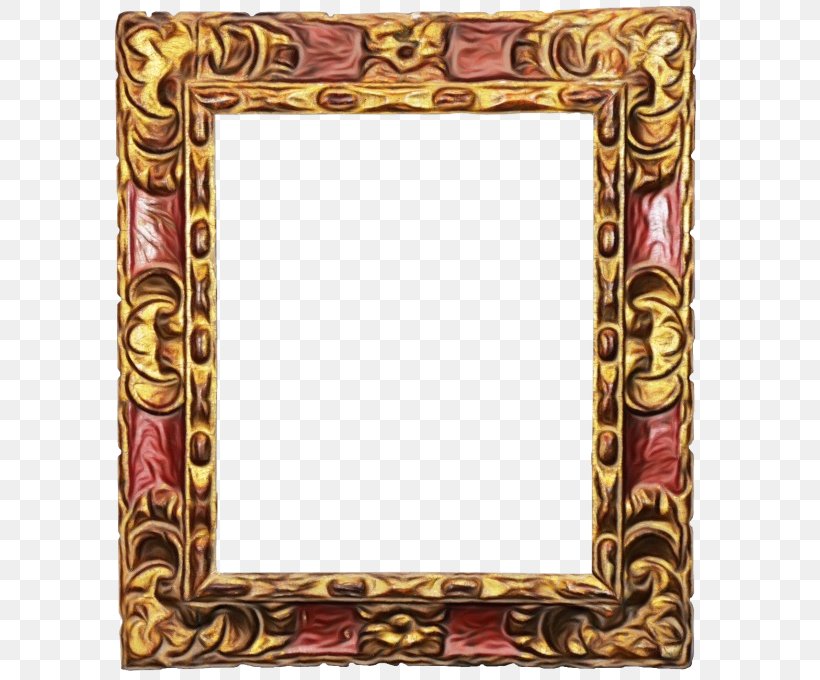 Background Watercolor Frame, PNG, 680x680px, Watercolor, Carving, Interior Design, Mirror, Paint Download Free