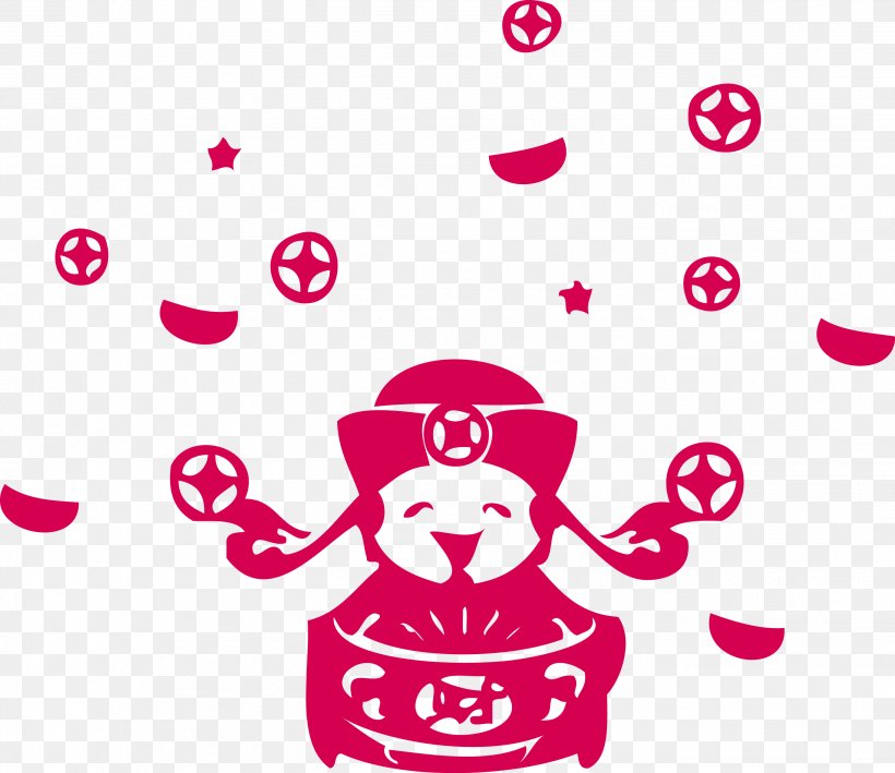 Caishen Chinese New Year Clip Art, PNG, 2731x2362px, Caishen, Chinese New Year, Goods, Google Images, Magenta Download Free